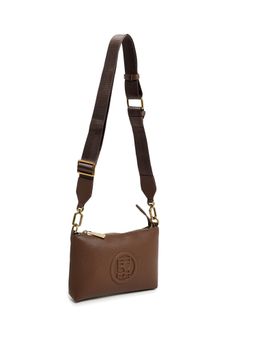 BCBG - Brown Crossbody Bag with Logo Detail