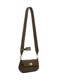 BCBG - Olive Crossbody Bag with Logo Detail