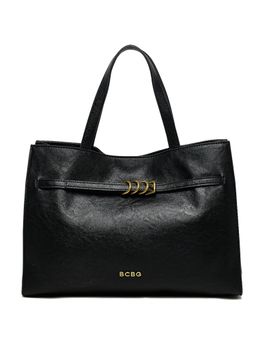 BCBG - Black Solid Handbag and Detachable Strap