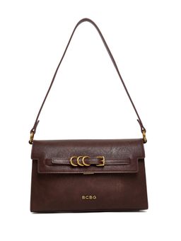 BCBG - Brown Logo Detail Shoulder Bag and Detachable Strap