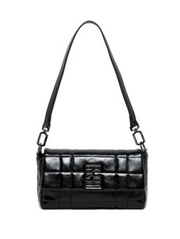 BCBG - Black Logo Detail Shoulder Bag and Detachable Strap