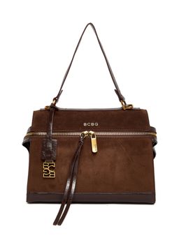 BCBG - Brown Top Handle Shoulder Bag and Detachable Strap