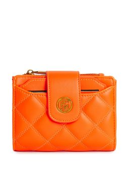 BCBG - Orange Quilted Short Wallet with Card Holder
