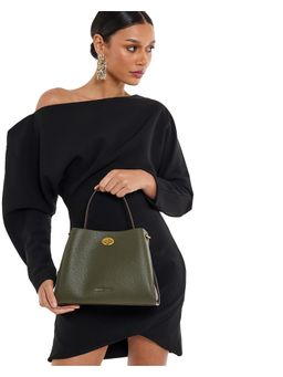 BCBG - Green Top Handle With Lock Shoulder Bag