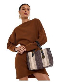 BCBG - Brown Monogram Tote Bag