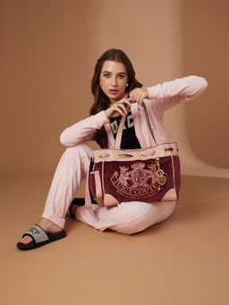 Juicy Couture - Women's Daydreamer Tote Bag with Key Chain - Red