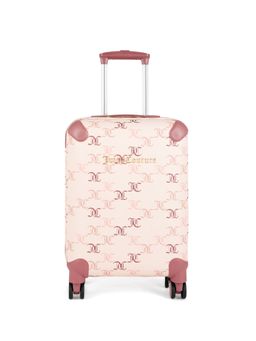 Juicy Couture - Unisex Hard Monoglam Luggage Bag - Powder Pink, 57 Cm (S)