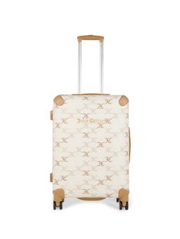 Juicy Couture - Unisex Hard Monoglam Luggage Bag - Beige, 68 Cm (M)