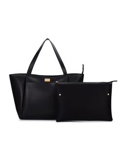 RASHKI - Nivo Black Solid-Plain Shoulder Bag with Pouch