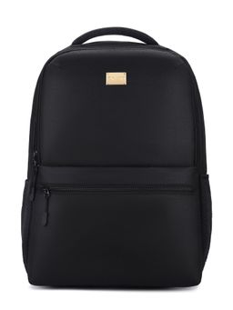 RASHKI - Unisex Stash Black Solid-Plain Backpacks
