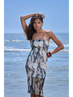 COLOR CAPITAL - Women Green Polyester Off Shoulder Dress