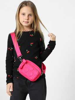 KIDS ONLY - Girls Solid Pink Bag