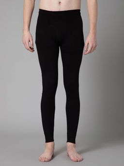 Cantabil - Mens Solid Black Thermal Bottom