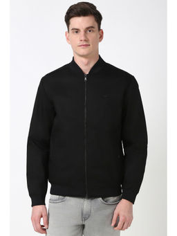 Peter England - Men Black Solid Jacket