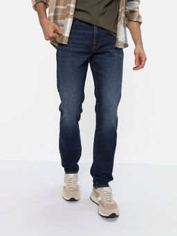 American Eagle - Men Blue Air Flex Slim Straight Jeans