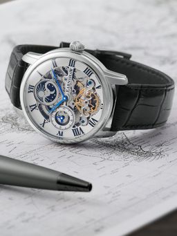 Earnshaw - LONGITUDE Automatic Skeleton Round Dial Mens Watch- ES-8006-01