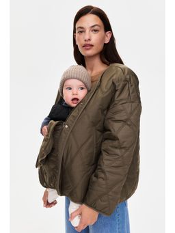 H&M - Women Green Mama Before & After Quilted Babywearing Jacket