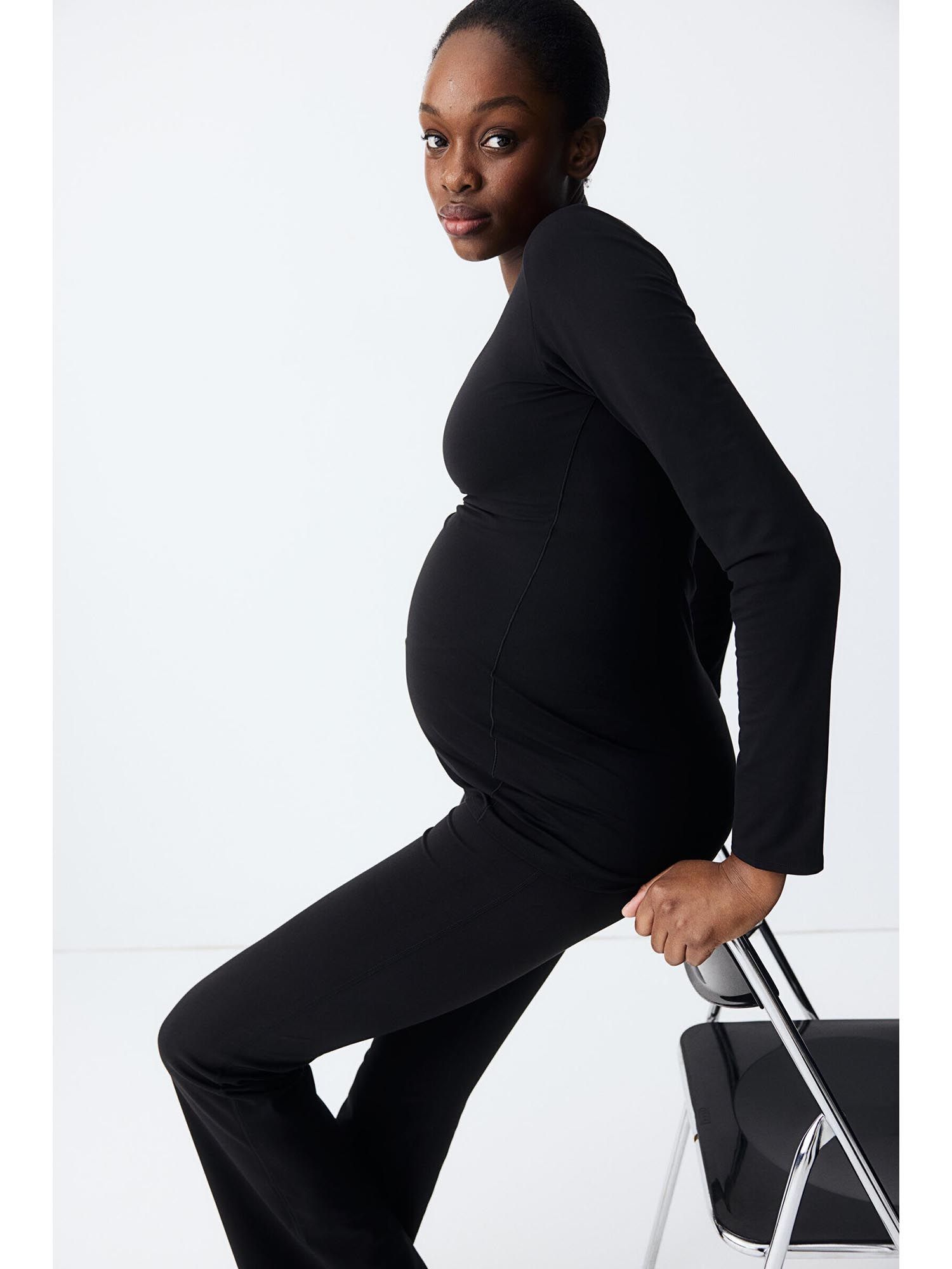 h&m Women Black Mama Long-Sleeved Sports Top-picture-16