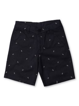 Cantabil - Boys Navy Blue Printed Shorts
