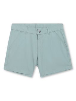 Cantabil - Girls Green Solid Casual Shorts