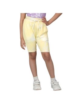 Cantabil - Girls Multi-Color Tie and Dye Casual Shorts