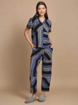 Sweet Dreams - Women Multi-Color Printed Shirt with Pajama (Set of 2)