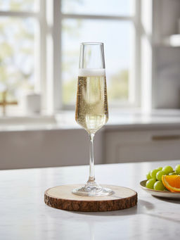 Bohemia Crystal - Transparent Corvus Champagne Flutes (Pack Of 6) (160Ml)