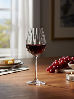 Bohemia Crystal - Transparent Premium Cora Wine Glasses (Pack Of 6)