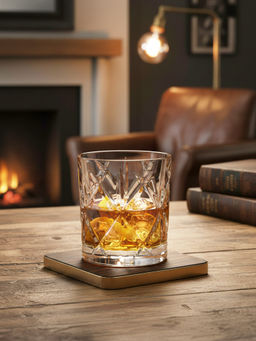 Bohemia Crystal - Transparent York Premium Whisky Glasses (Pack Of 6) (320Ml)