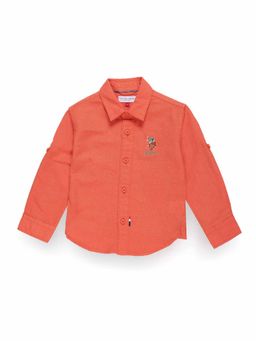 U.S. POLO ASSN. - Boys Spread Collar Regular Fit Shirt