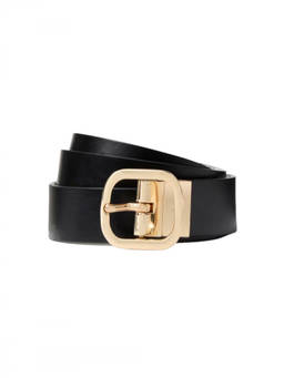 Kate Spade - Black Textured Spade Flower Reversible Belt (32)