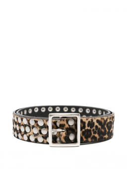 Golden Goose - Brown Studded Buckle Belt (26)