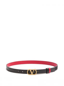 Valentino Garavani - Black Vlogo Reversible Belt