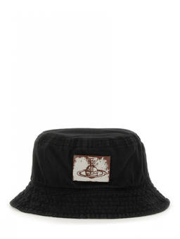 Vivienne Westwood - Black Logo Bucket Hat