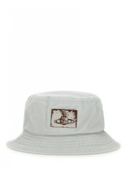 Vivienne Westwood - White Logo Bucket Hat