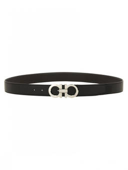 Ferragamo - Black Cut To Size Reversible Belt