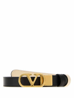 Valentino Garavani - Black Vlogo Reversible Belt (22)