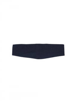 Corneliani - Blue Printed Cummerbund Belt