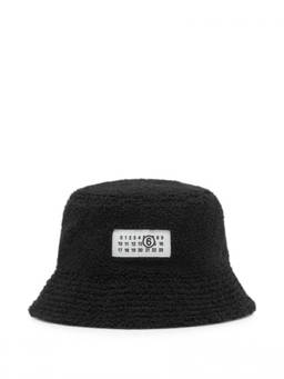 MM6 Maison Margiela - Black Logo Bucket Hat