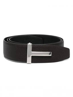 Tom Ford - Dark Brown Leather Belt