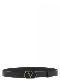 Valentino Garavani - Black Vlogo Signature Belt
