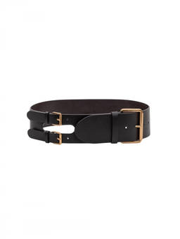 Pinko - Black Square Buckle Belt (34)
