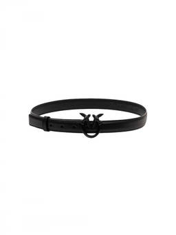 Pinko - Black Love Berry Buckle Belt