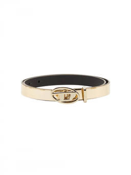 Diesel - Golden Logo Buckle Belt