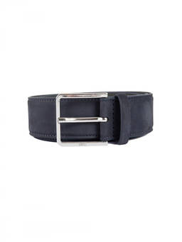 Boss - Blue Logo Buckle Belt