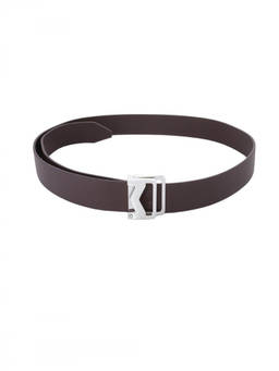 Montblanc - Brown Textured Buckle Belt