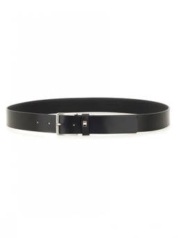 Boss - Black Solid Buckle Belt (38)