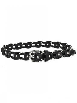 Isabel Marant - Black Chain Detail Logo Belt