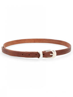 Our Legacy - Brown Textured Buckle Belt