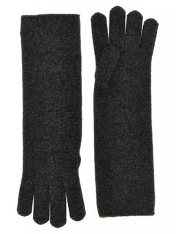 Max Mara - Dark Grey Knitted Gloves
